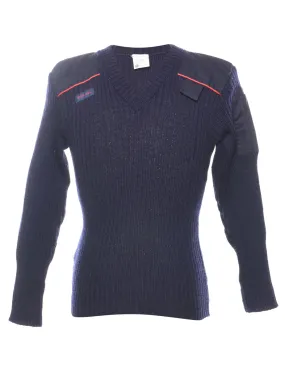 100% Wool Chunky Knit Jumper - XS