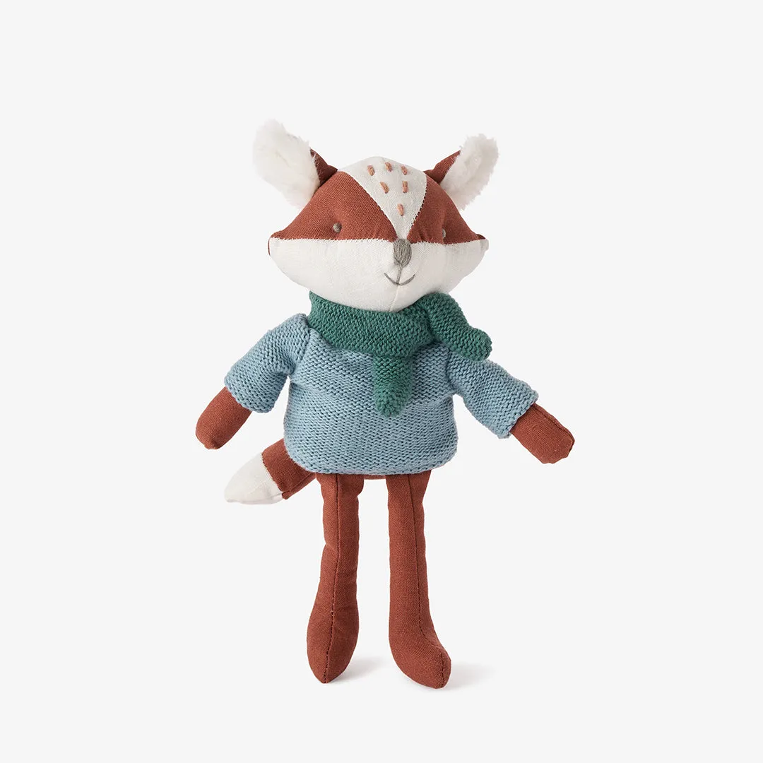 10" Jaxon the Fox Linen Toy Boxed