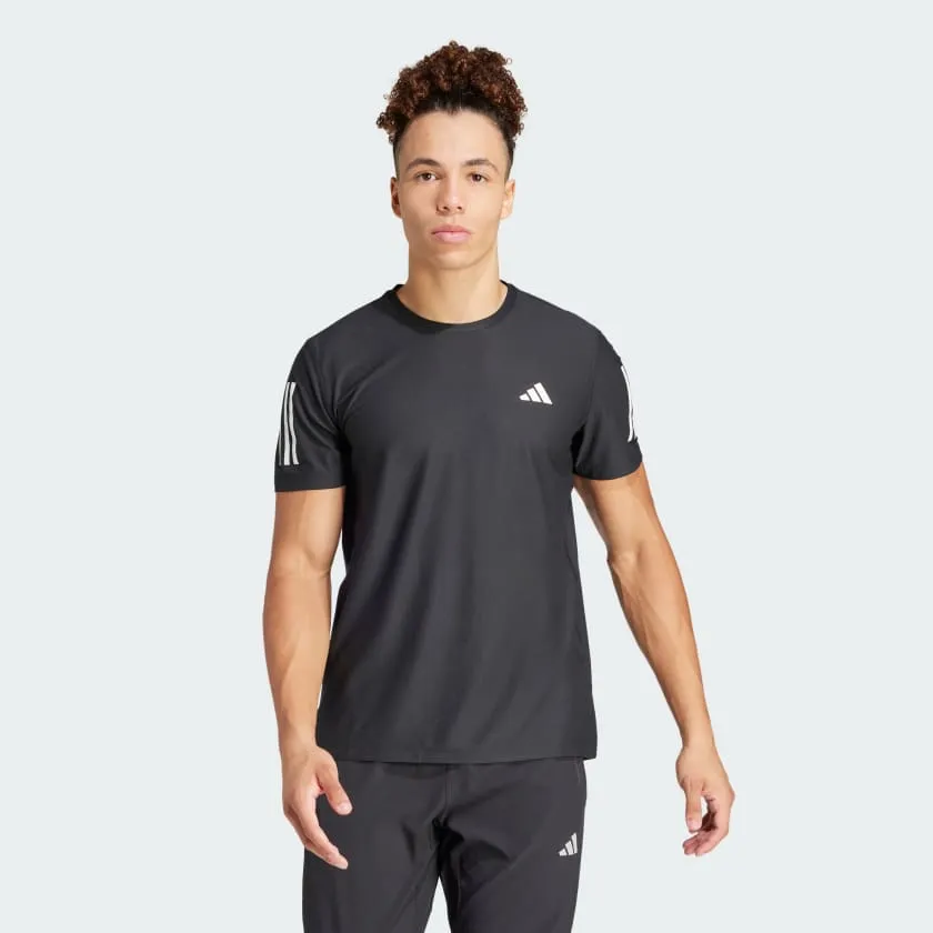 ADIDAS OWN THE RUN TEE - MENS - BLACK