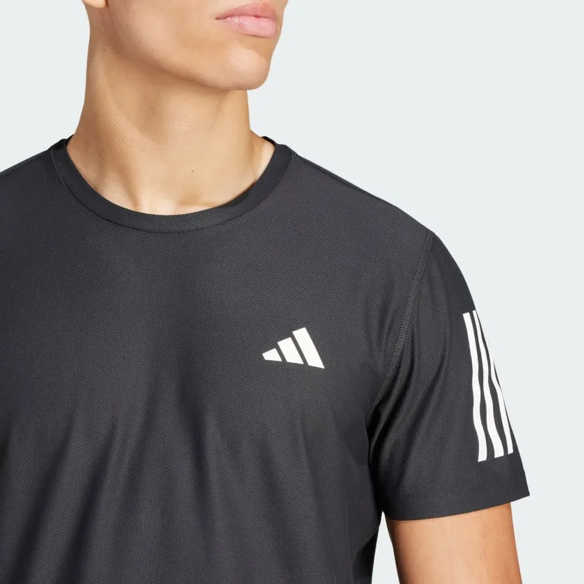 ADIDAS OWN THE RUN TEE - MENS - BLACK