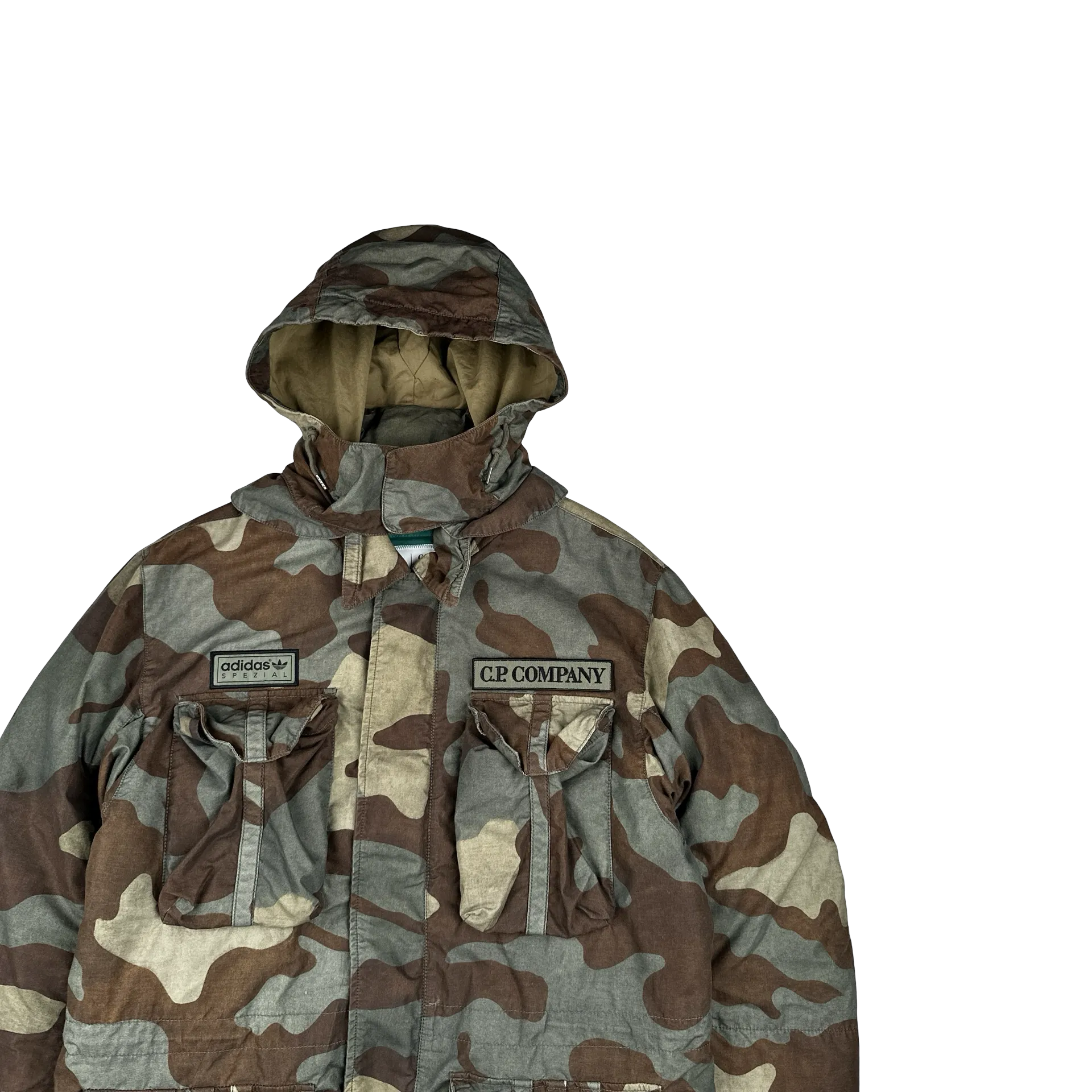 Adidas Spezial X CP Company RARE Camo Down Lined Jacket - Small