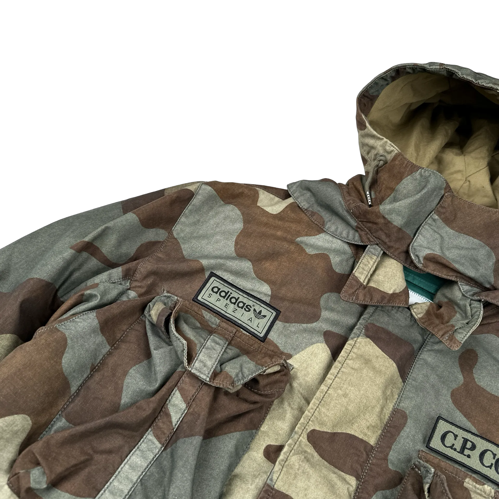 Adidas Spezial X CP Company RARE Camo Down Lined Jacket - Small