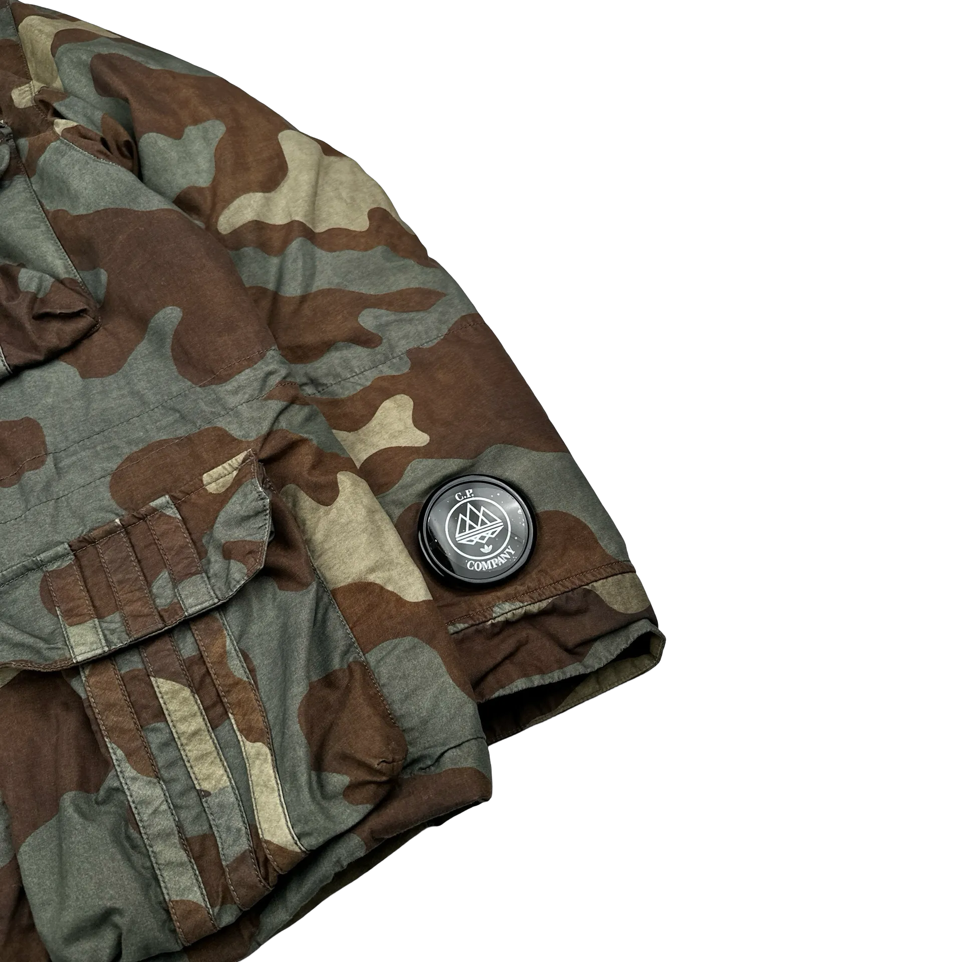 Adidas Spezial X CP Company RARE Camo Down Lined Jacket - Small