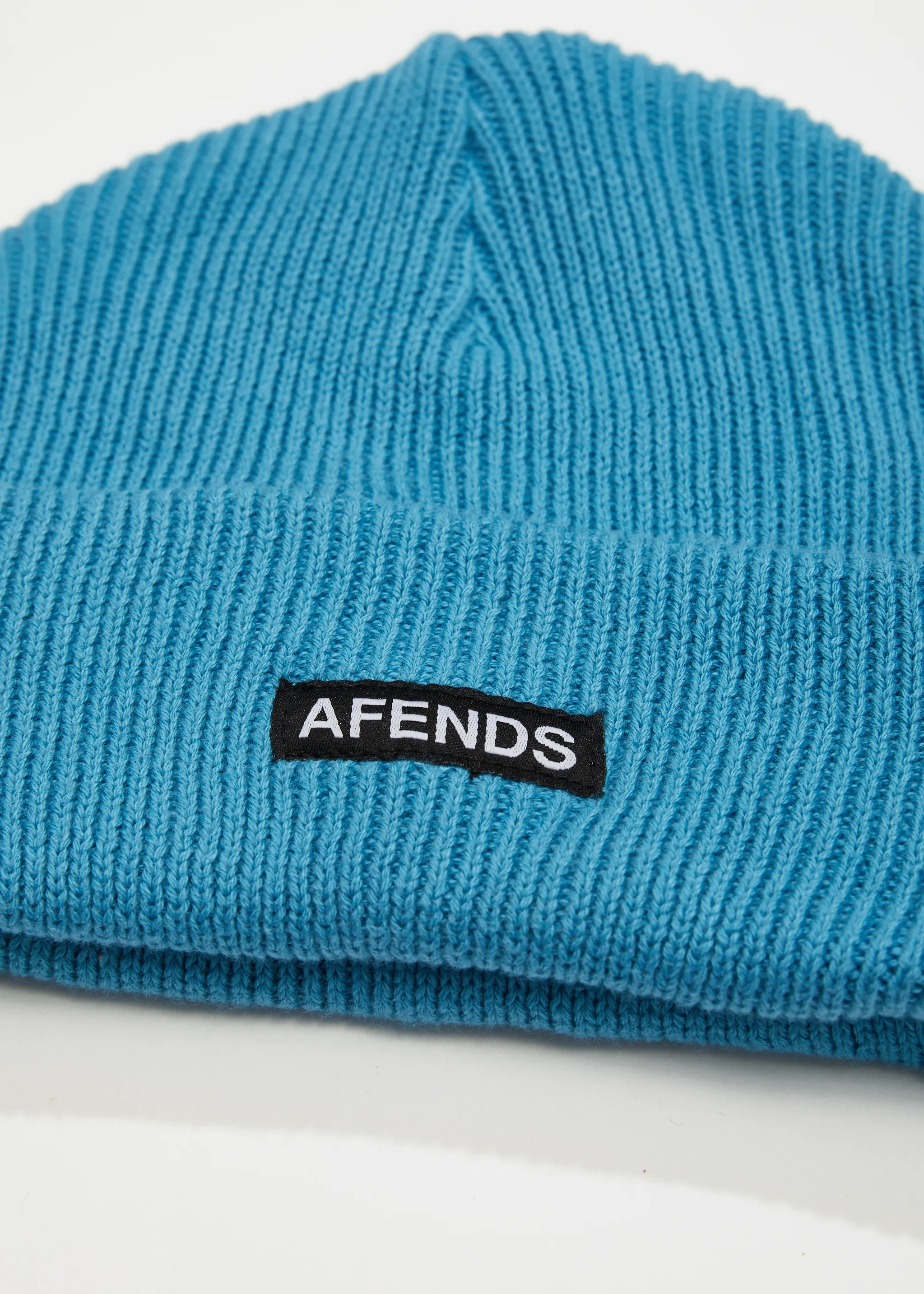 AFENDS Unisex Hometown - Knit Beanie - Dark Teal