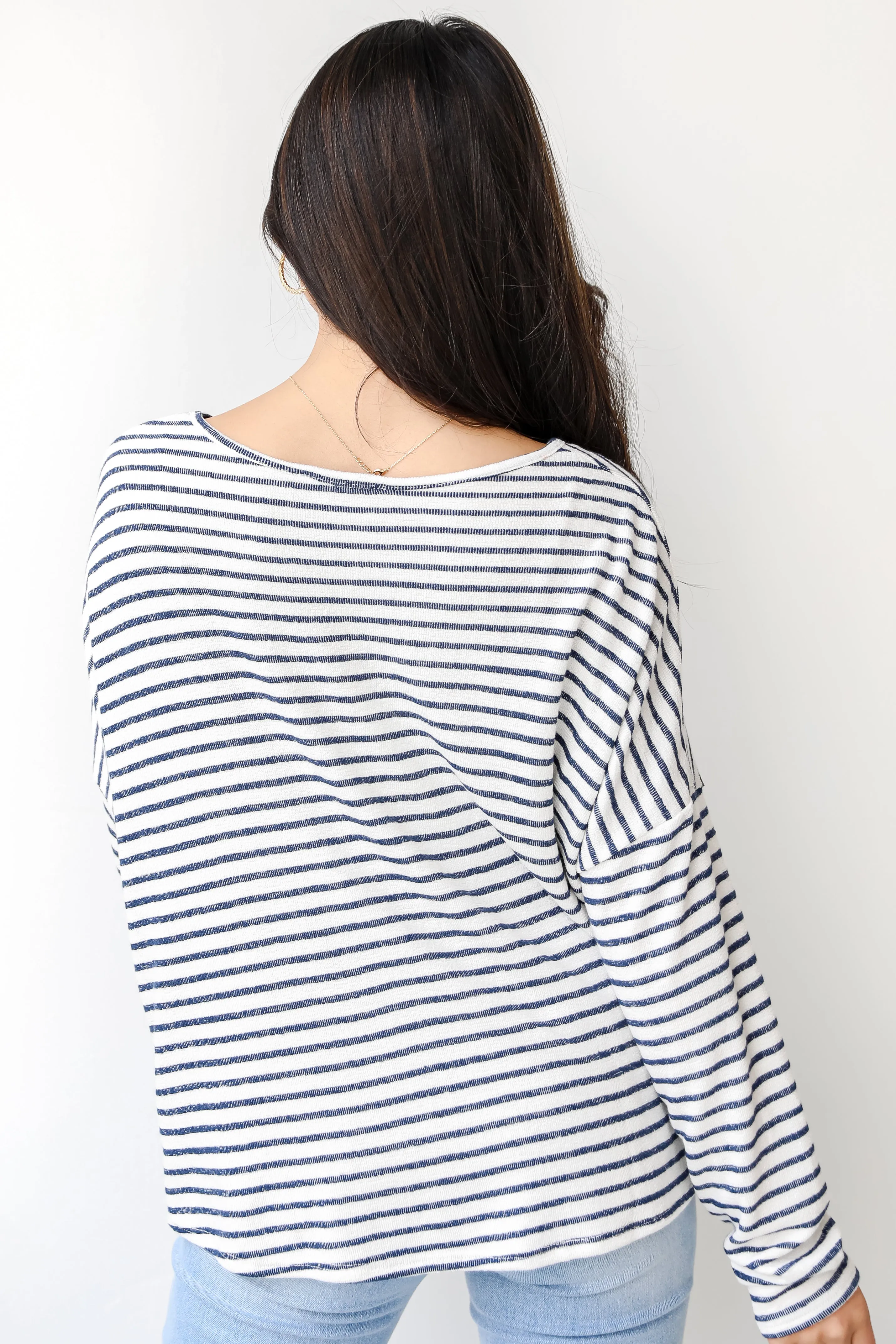 All In Good Fun Striped Knit Top