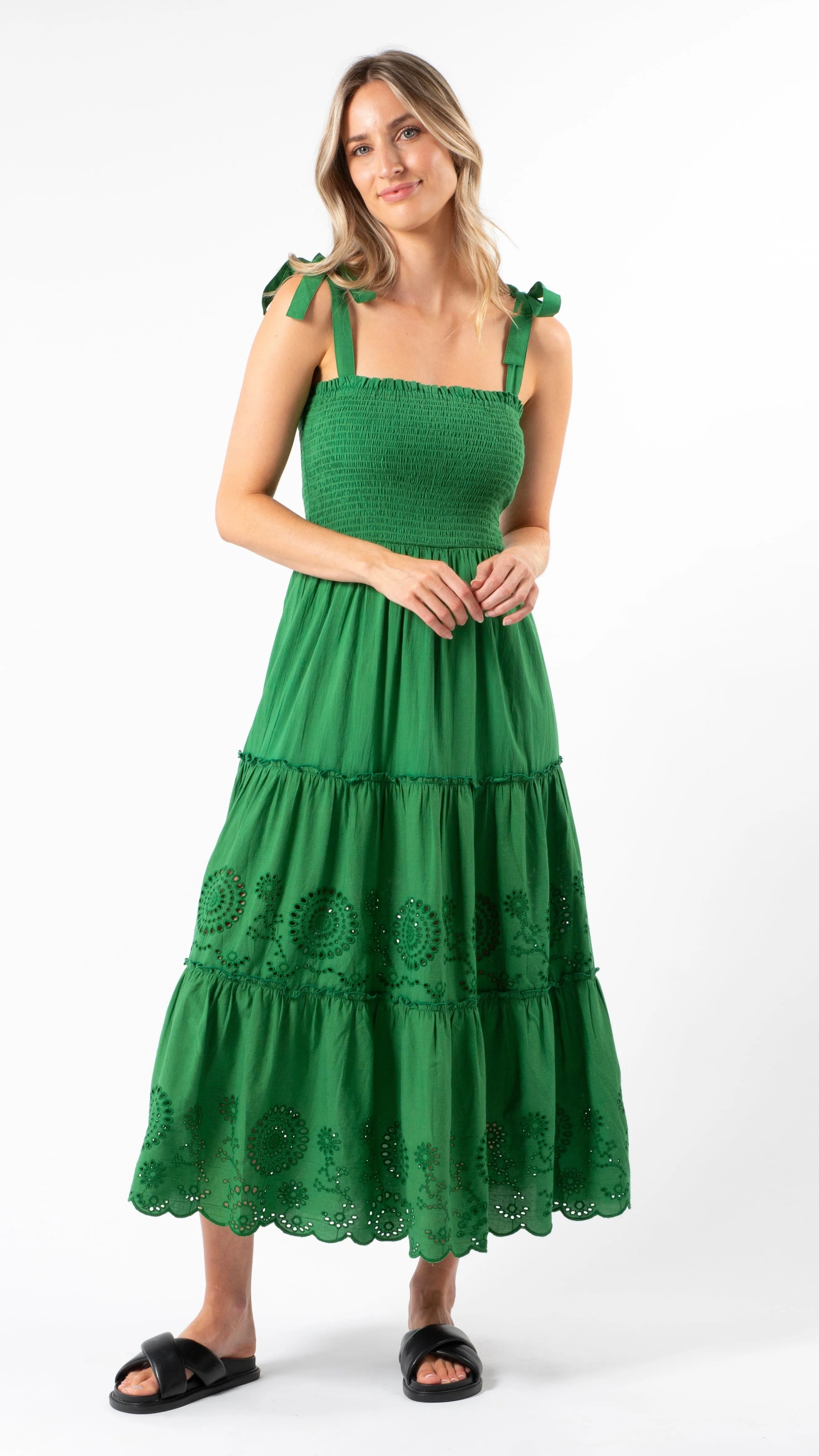 Aloha Dress Juniper Green