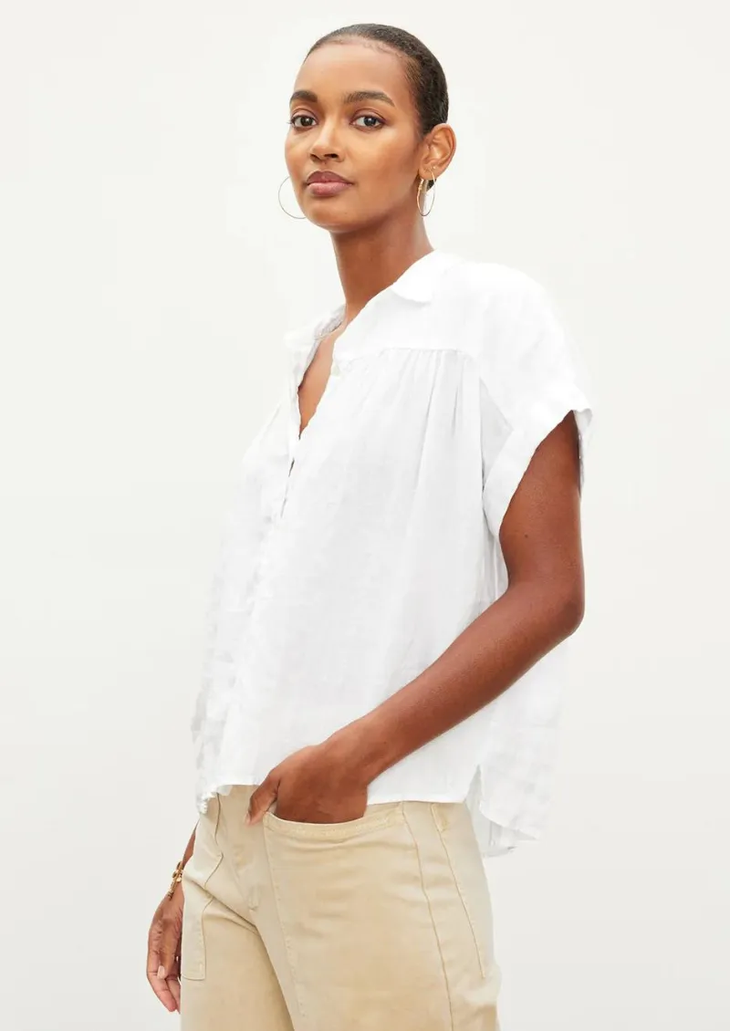 Aria Linen Top