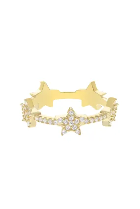 Ariel Pavé Star 925 Ring