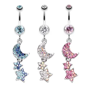 Aurora Night Sky Belly Dangle