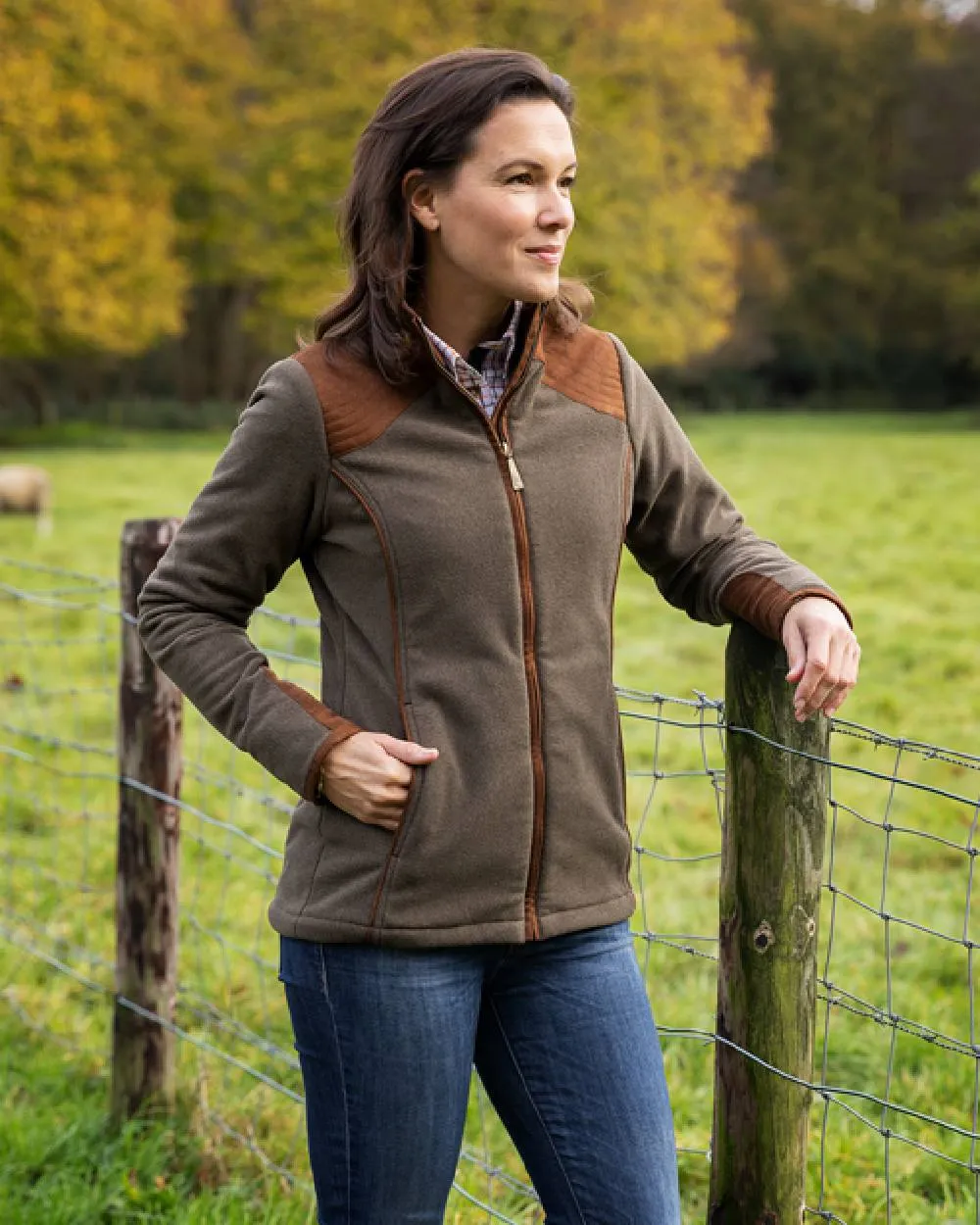 Baleno Womens Sutton Fancy Fleece Jacket