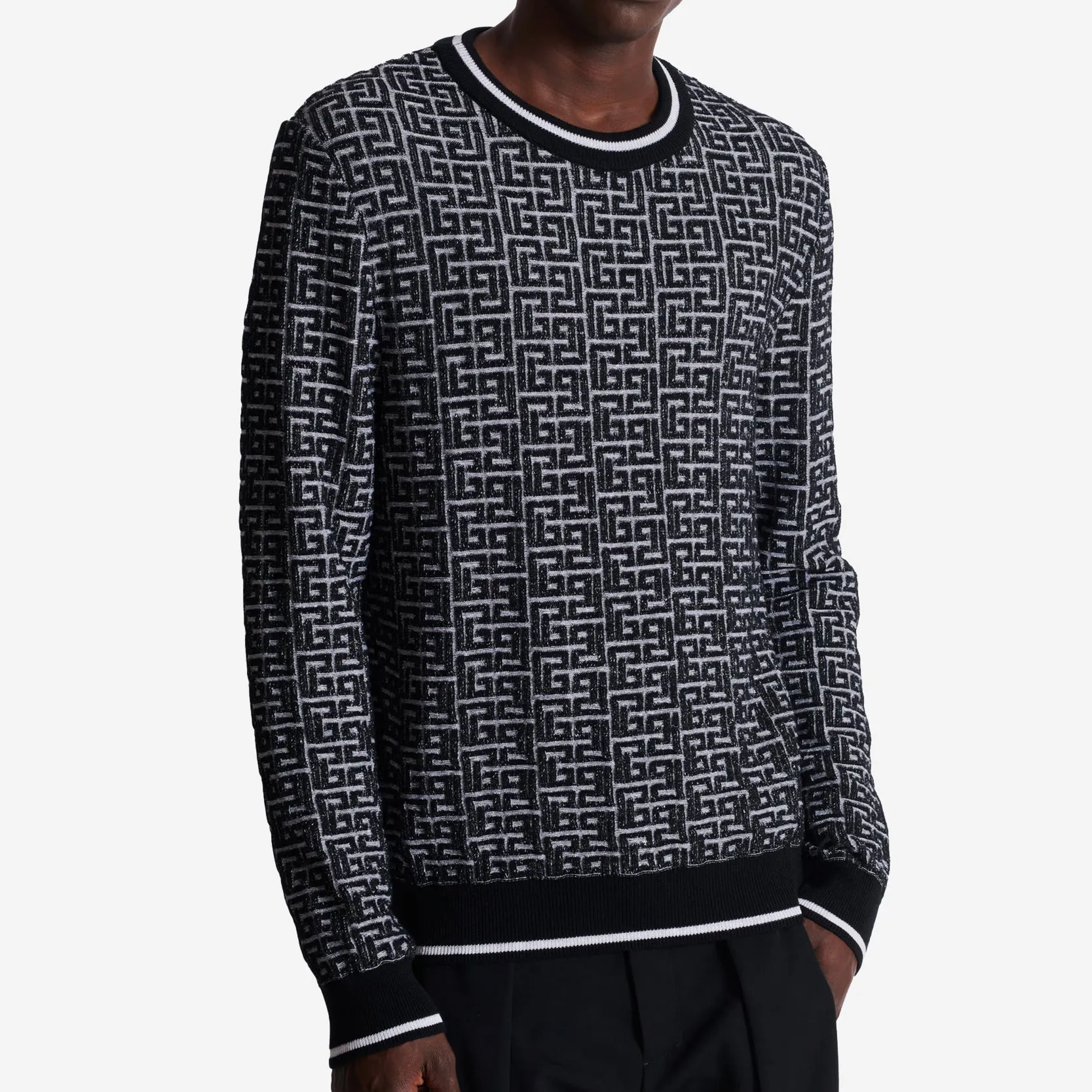 Balmain PB Labyrinth Knit Jumper