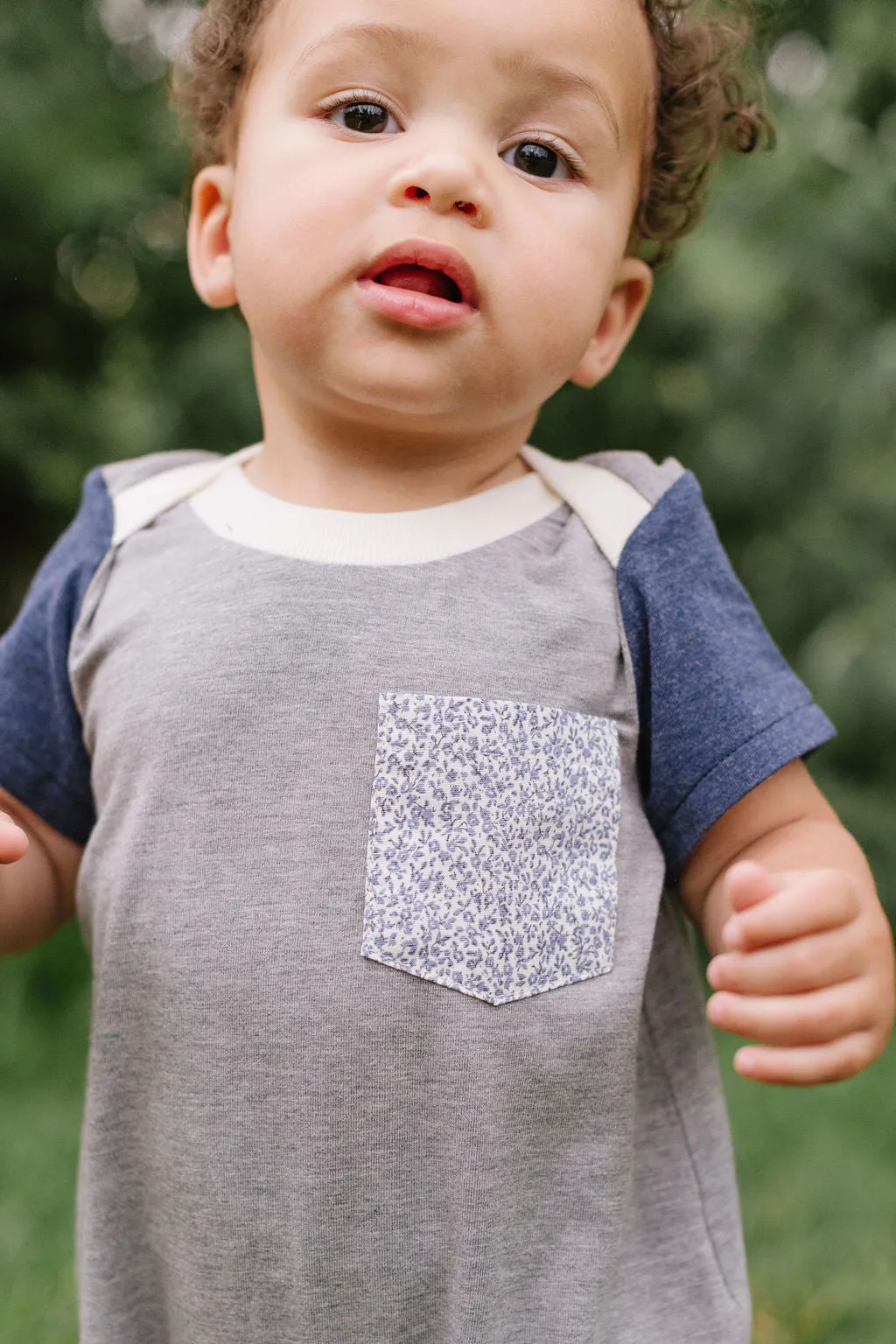 Bamboo Shortall in Stone Inkberry