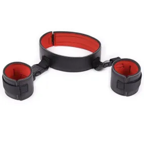 BDSM Slave Handcuffs Neck Collar