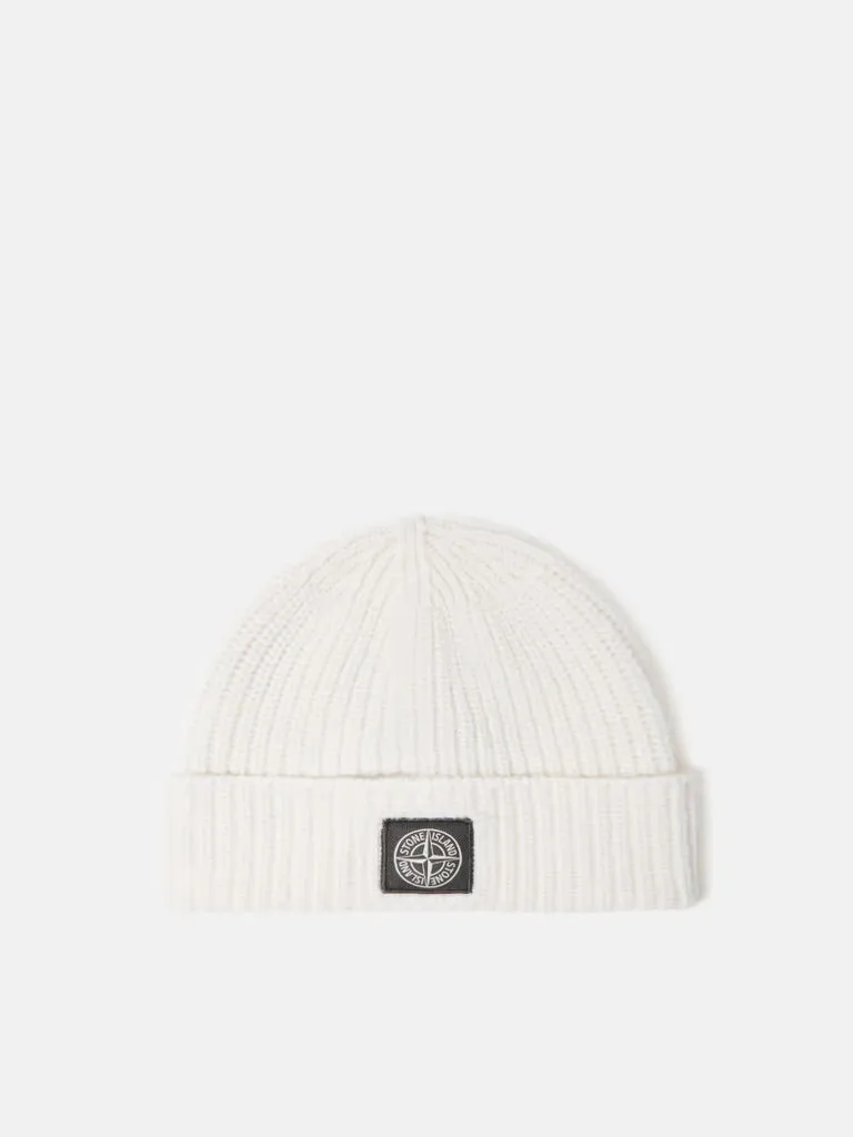 Beanie with Logo Patch - PLASTER