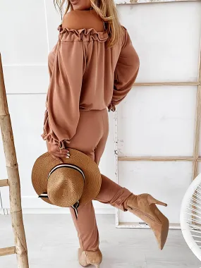 Bohemian Off-shoulder Jumpsuit