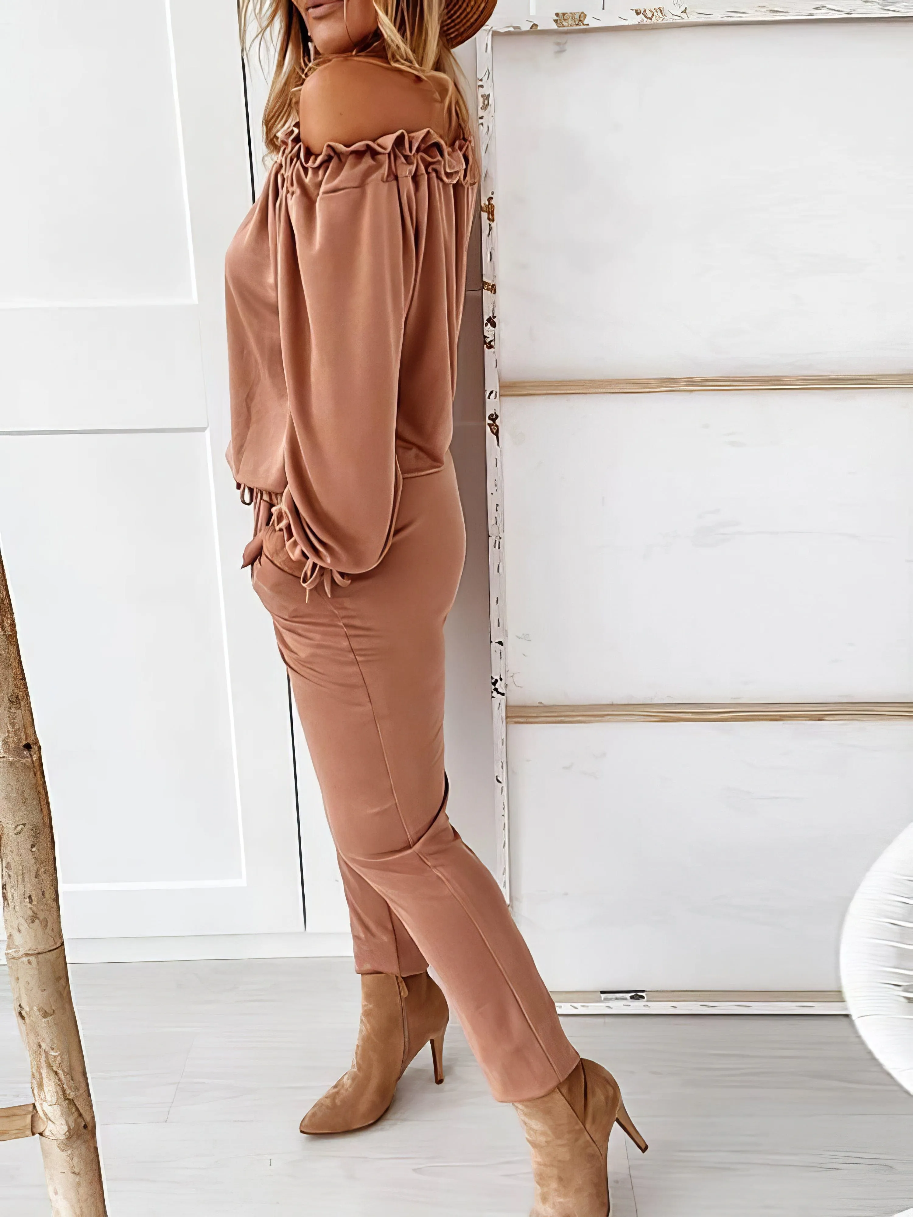 Bohemian Off-shoulder Jumpsuit