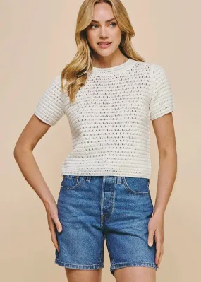 Candace Crochet Knit