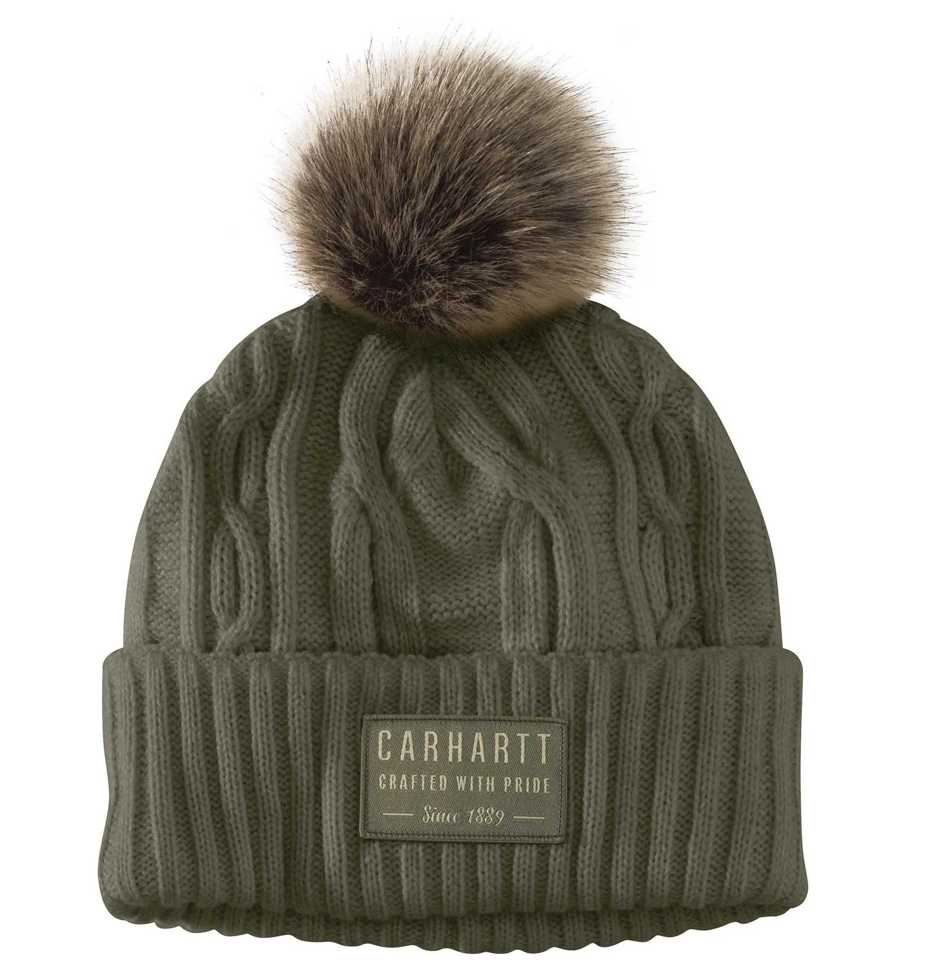 Carhartt Women's Knit Pom-Pom Beanie