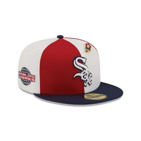 Chicago White Sox Pinwheel Americana Red 59FIFTY Fitted Cap