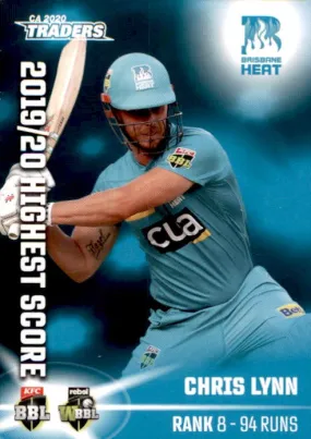 Chris Lynn, Top 10, 2020-21 TLA Cricket Australia and BBL