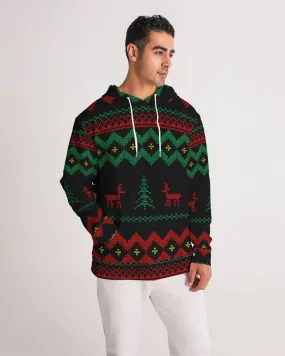 Christmas Merry Sweatshirt (Sweater) Black Men's Hoodie