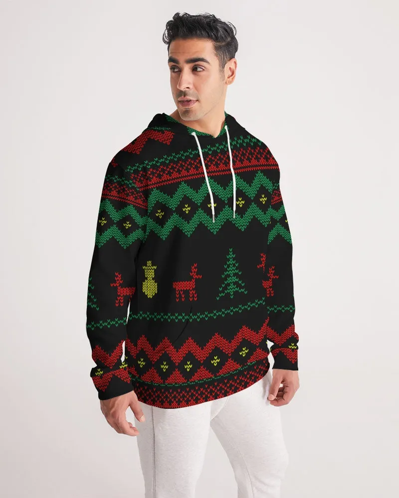 Christmas Merry Sweatshirt (Sweater) Black Men's Hoodie