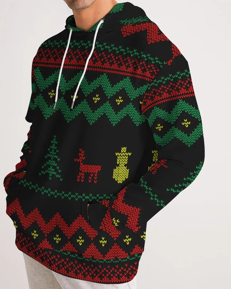 Christmas Merry Sweatshirt (Sweater) Black Men's Hoodie