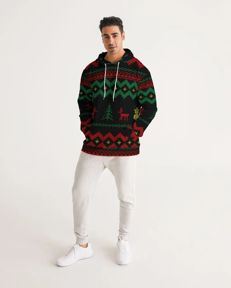 Christmas Merry Sweatshirt (Sweater) Black Men's Hoodie