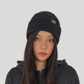 Classic Black Knit Beanie