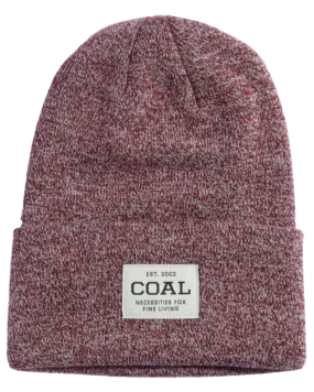 Coal The Uniform Beanie - Dark Burgundy Marl - 2023