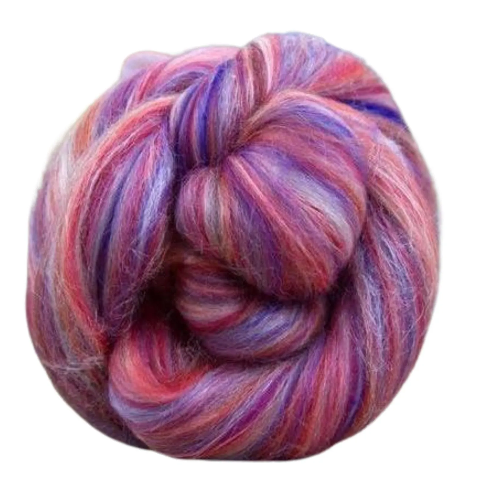 Constellation Range Roving (8 Ounces) | Tonal Blend of 70% Dyed Merino and 30% Fine Tussah Silk, 21 Micron