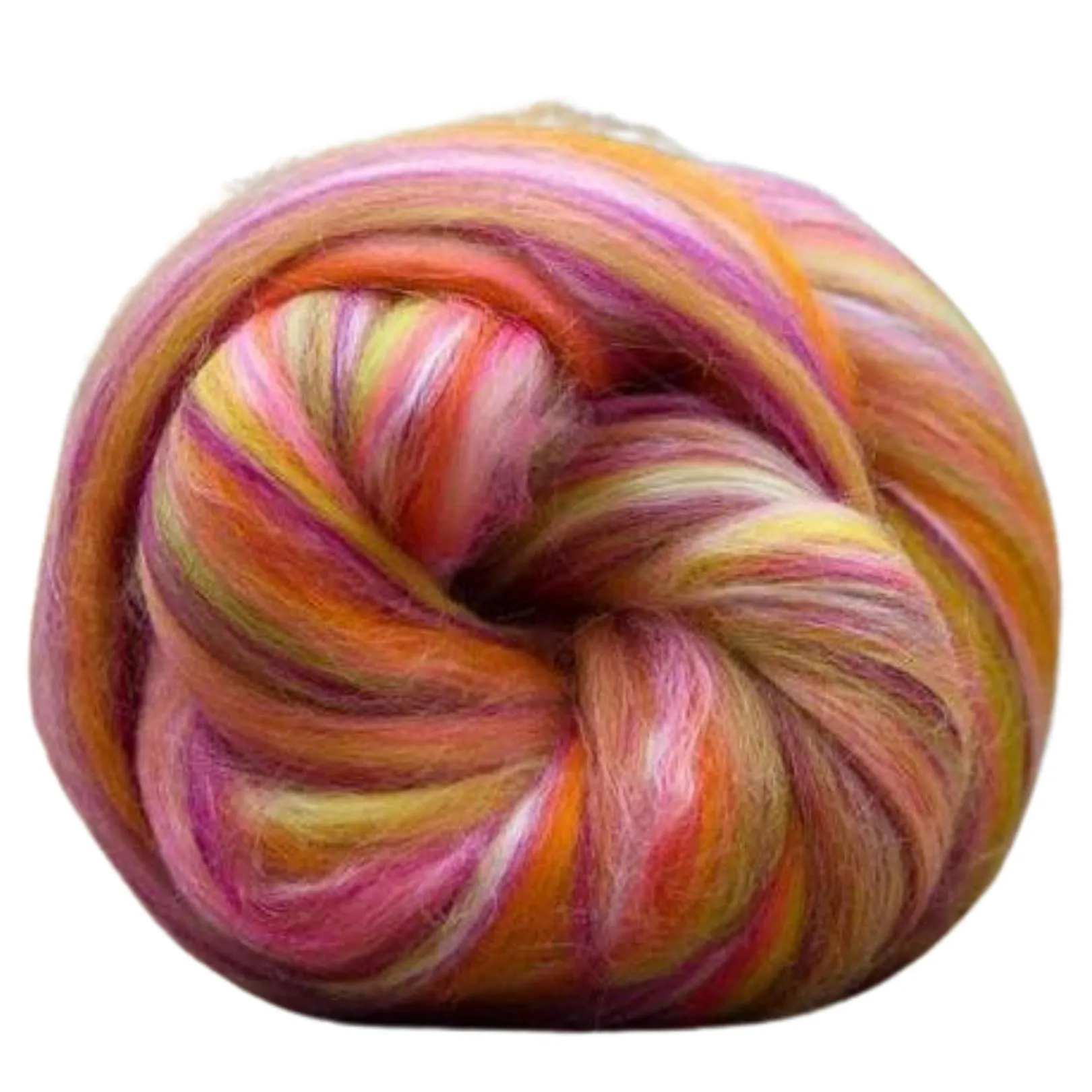 Constellation Range Roving (8 Ounces) | Tonal Blend of 70% Dyed Merino and 30% Fine Tussah Silk, 21 Micron