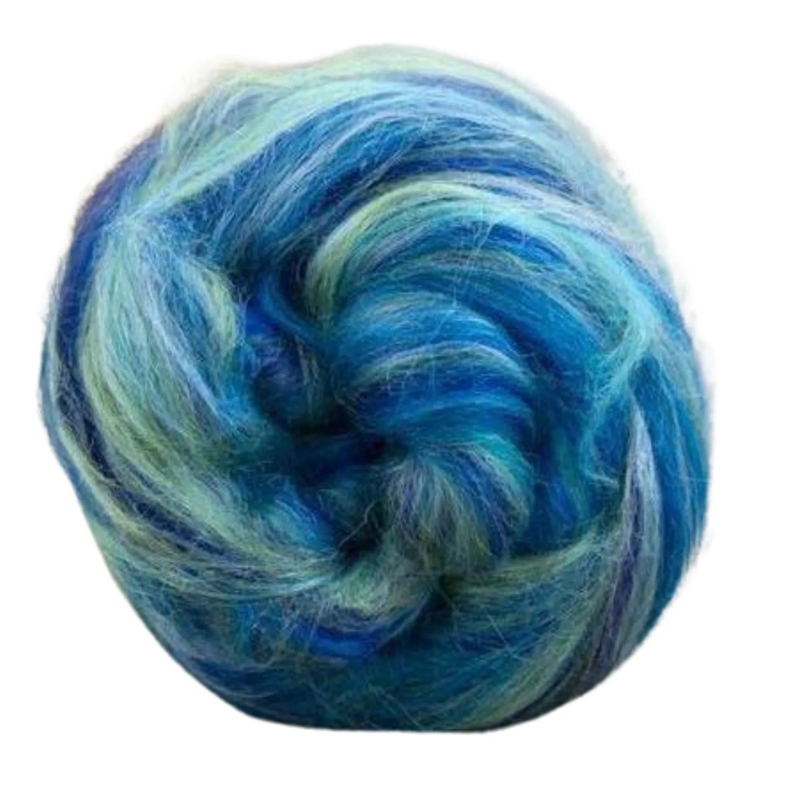 Constellation Range Roving (8 Ounces) | Tonal Blend of 70% Dyed Merino and 30% Fine Tussah Silk, 21 Micron