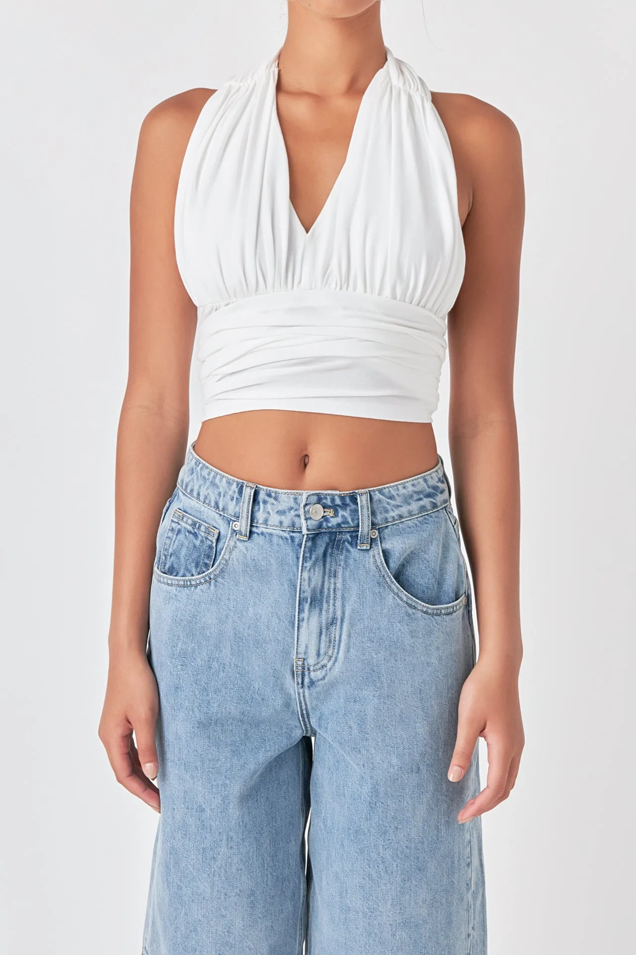 Convertible Knit Strap Top