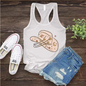 Cowgirl Cosmic Hat Women's Tank Top