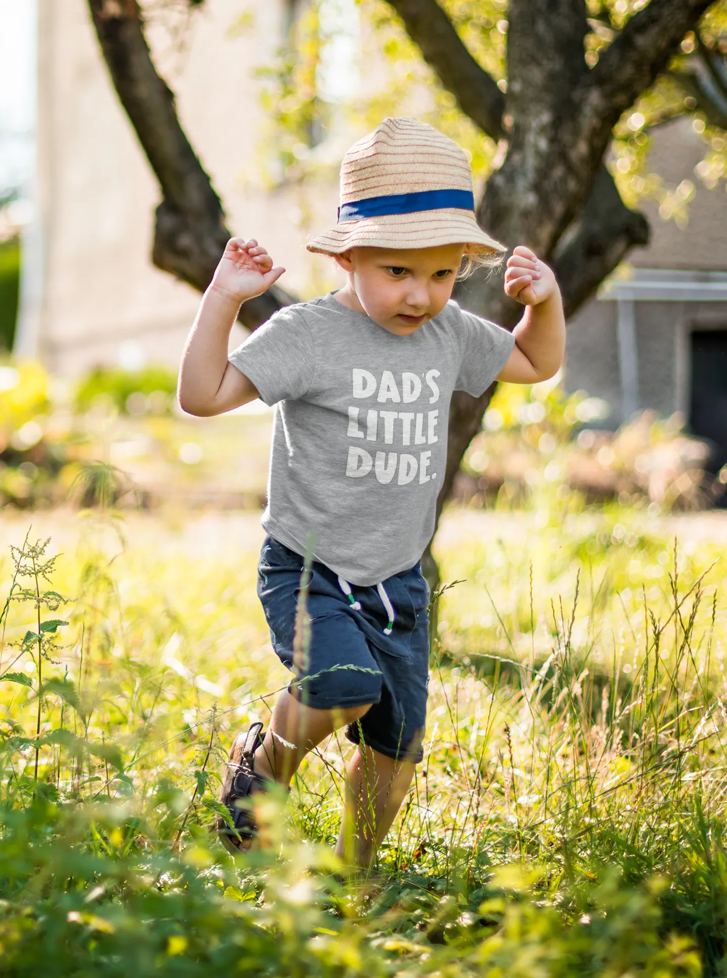 Dad & Dad's Little Dude Matching T-Shirt Set