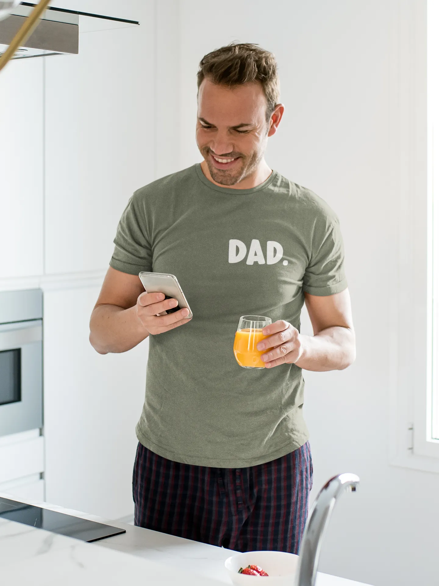 Dad & Dad's Little Dude Matching T-Shirt Set