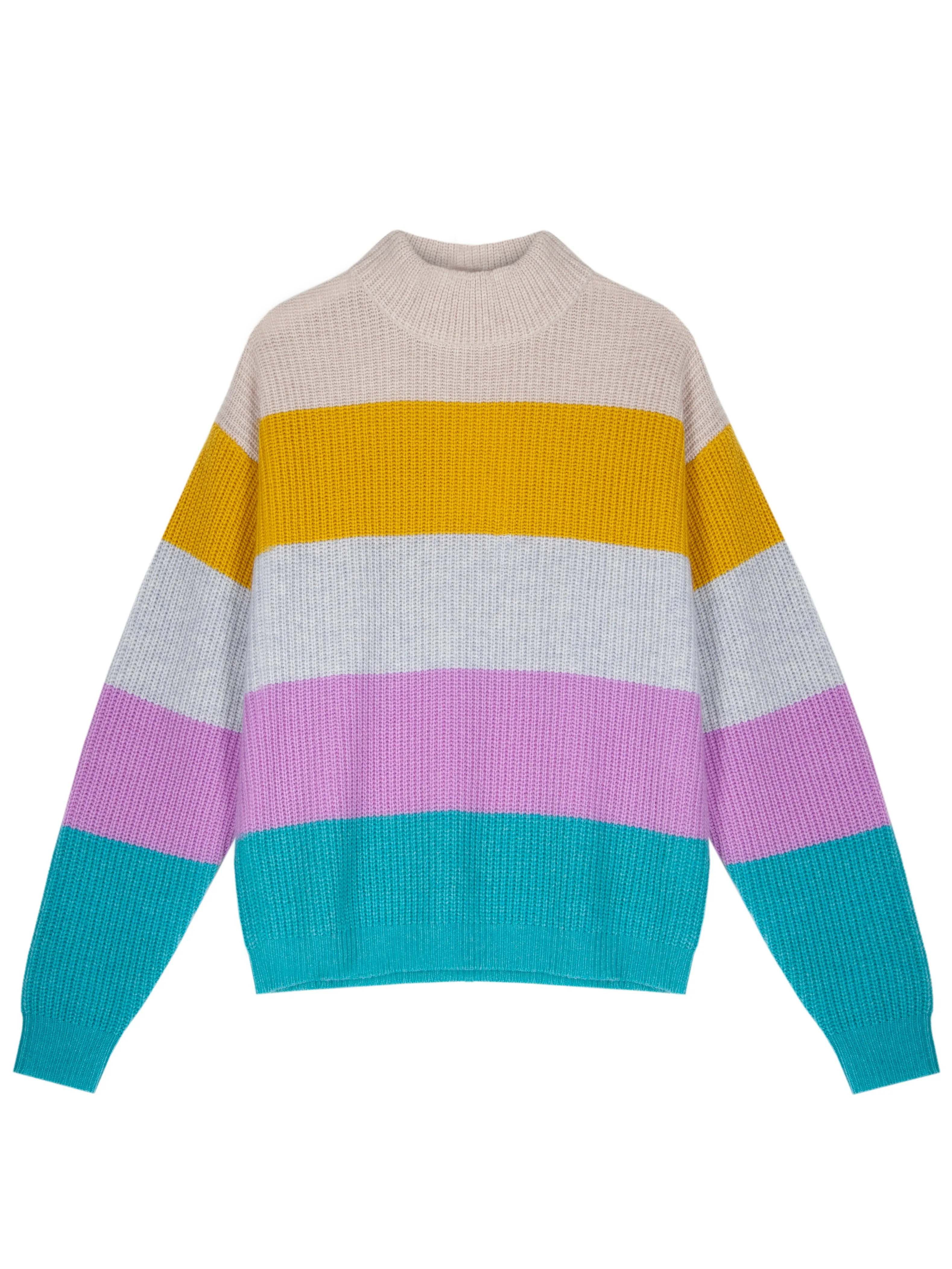 Darcie Cashmere Jumper Multi Stripe