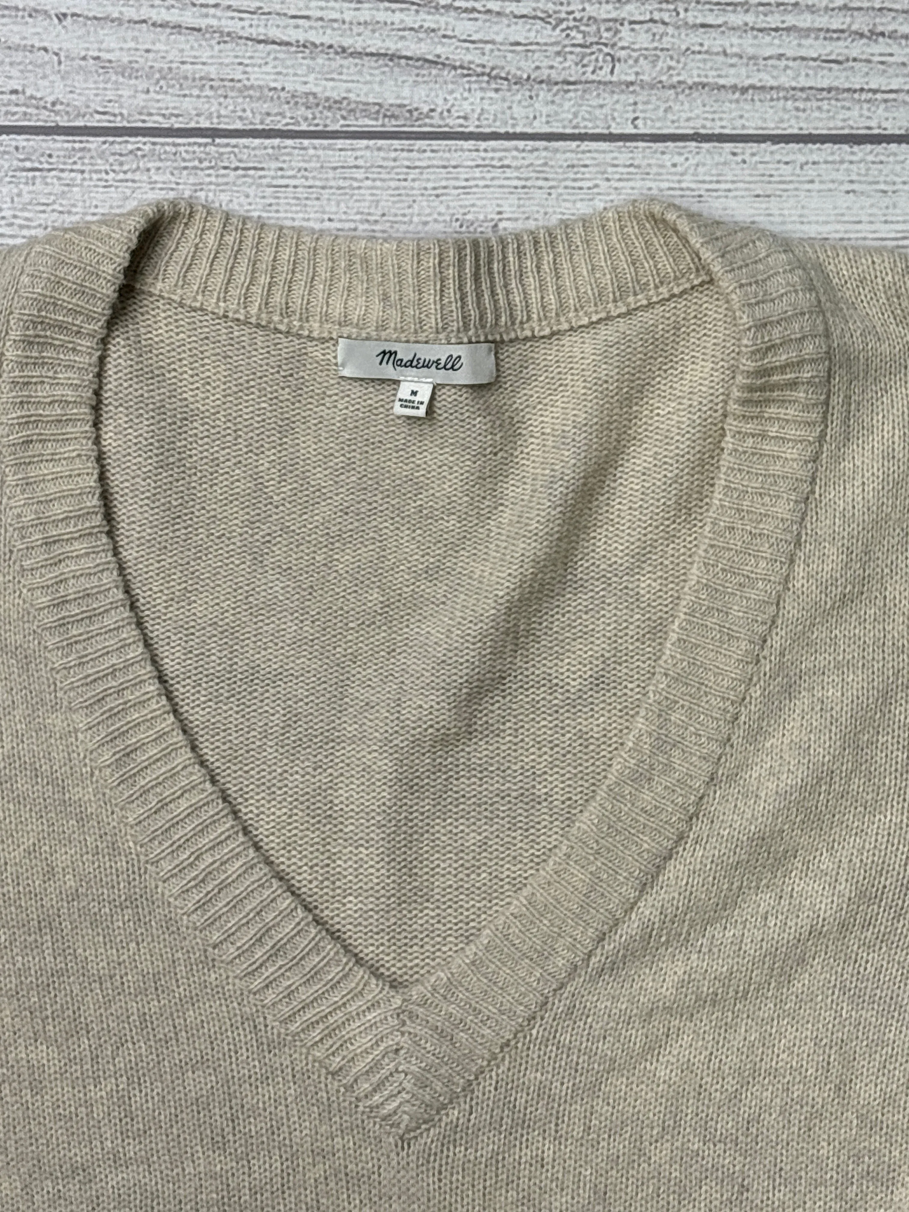 Dress Sweater By Madewell In Cream, Size: M