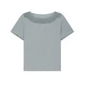 Eau De Nil Pom Pom Trim Top