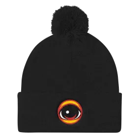 EYE Pom Pom Knit Cap