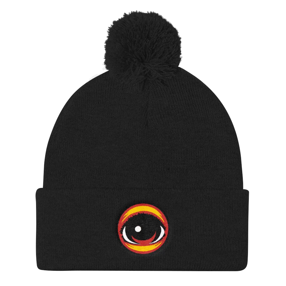 EYE Pom Pom Knit Cap