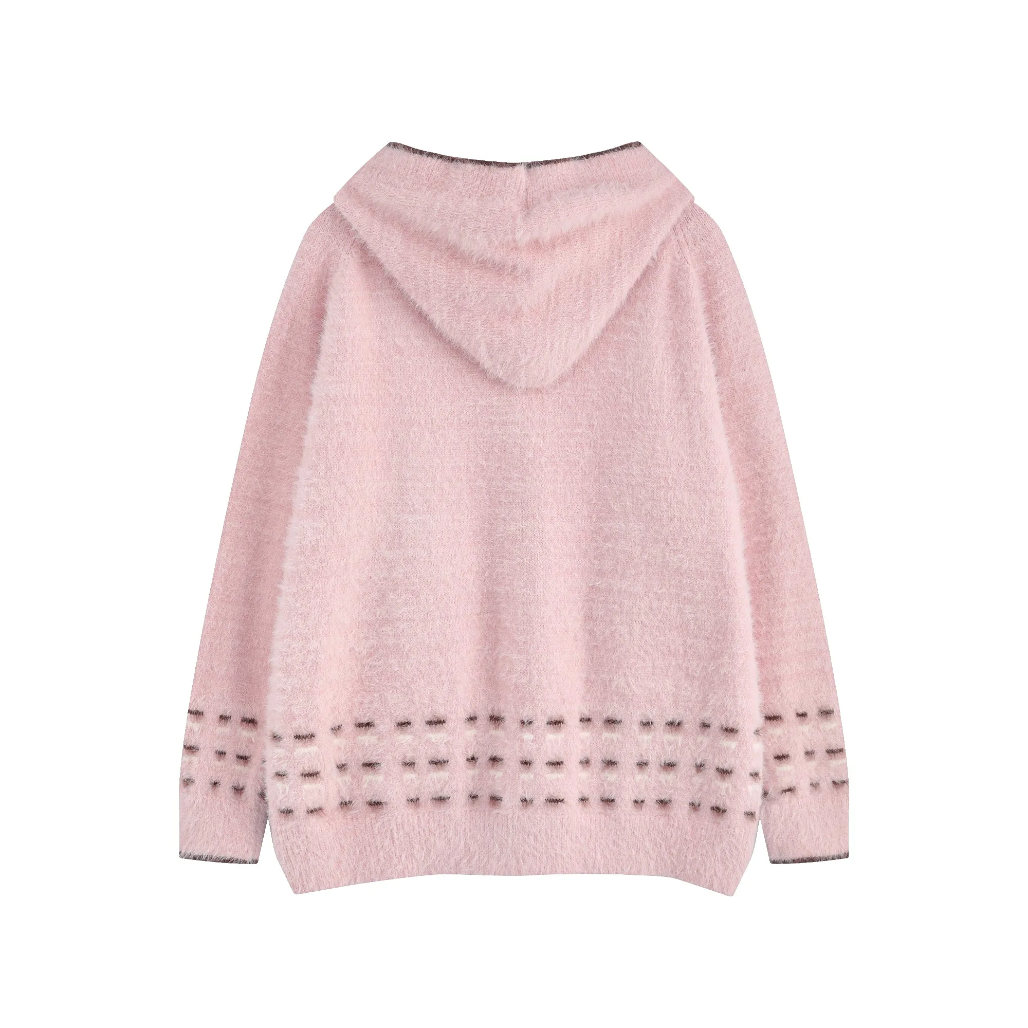 Faire Echo Soft Mohair Cartoon Knit Sweater