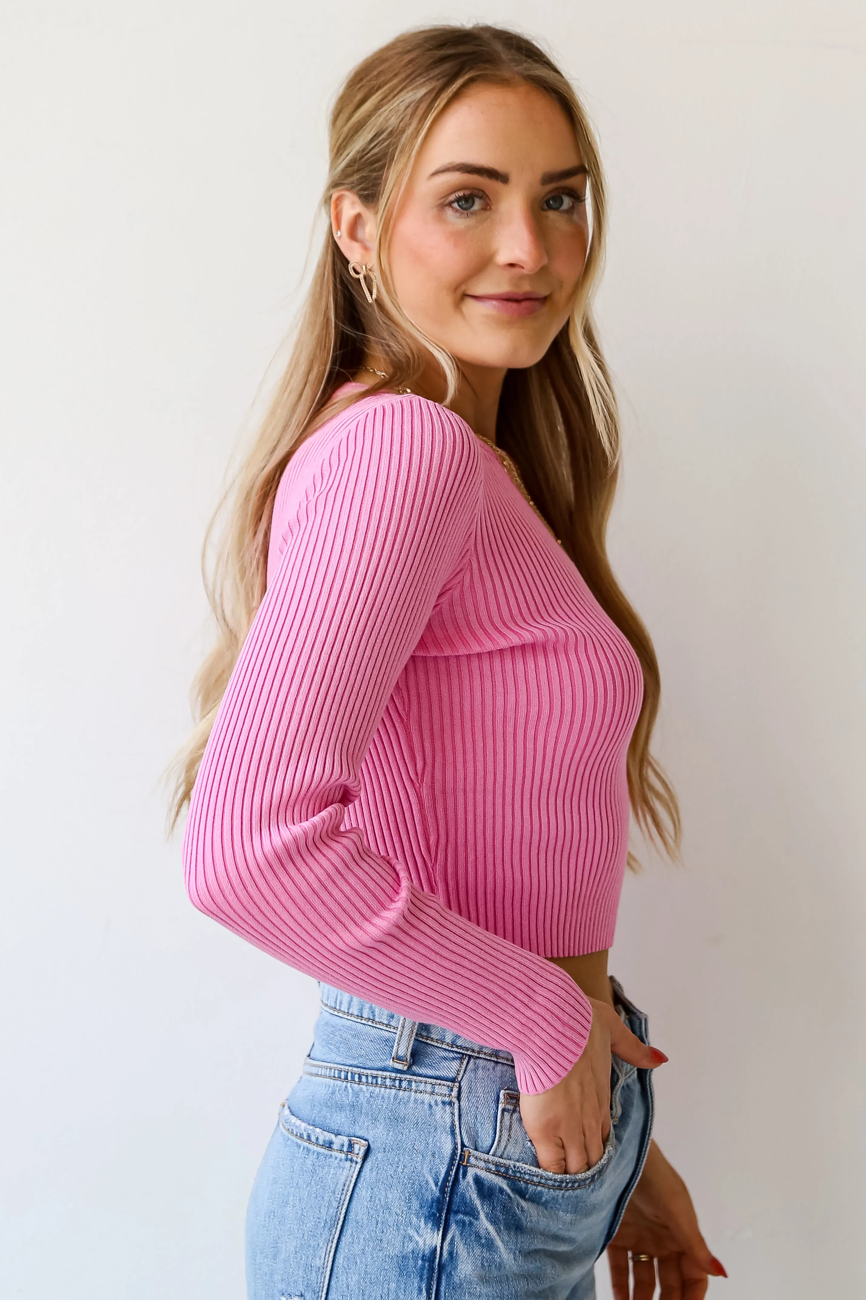 FINAL SALE - Kendall Ribbed Knit Top - DU DEAL