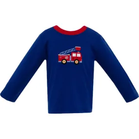 Firetruck- Royal Blue Knit T-Shirt