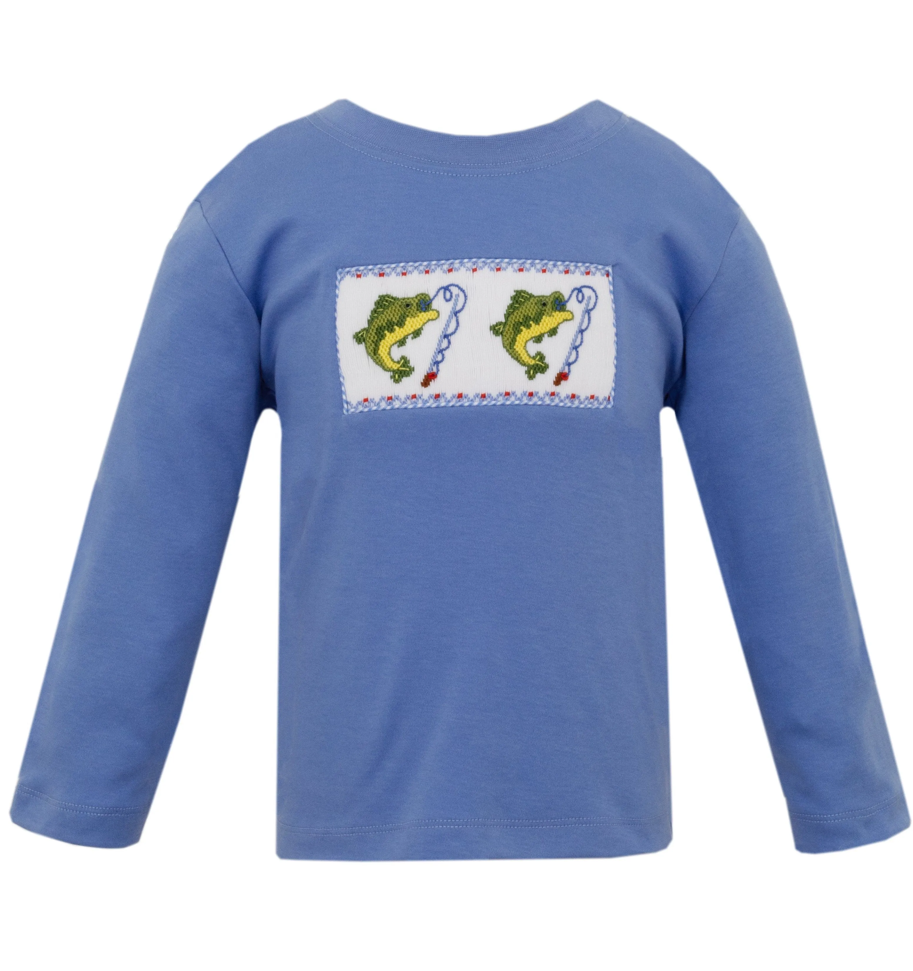 Fishing Bass Smocked Knit T-Shirt