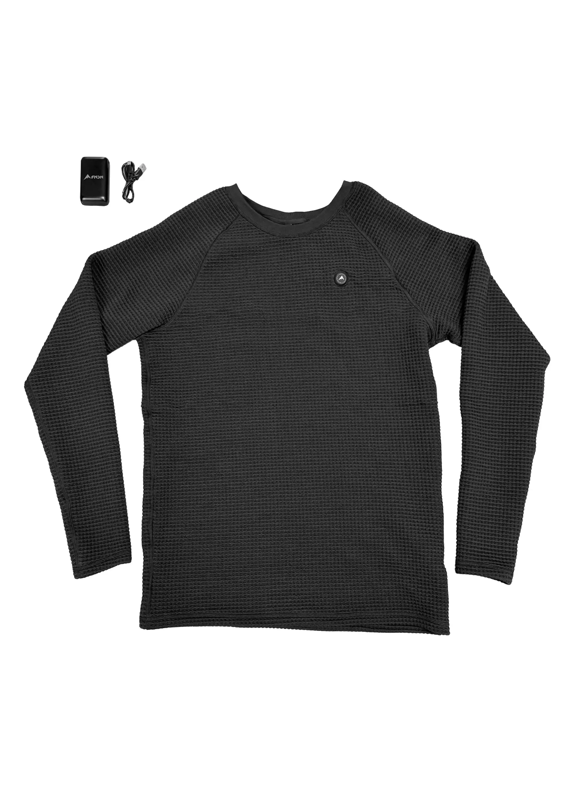 FNDN™ Heated Thermal Waffle-Knit Shirt