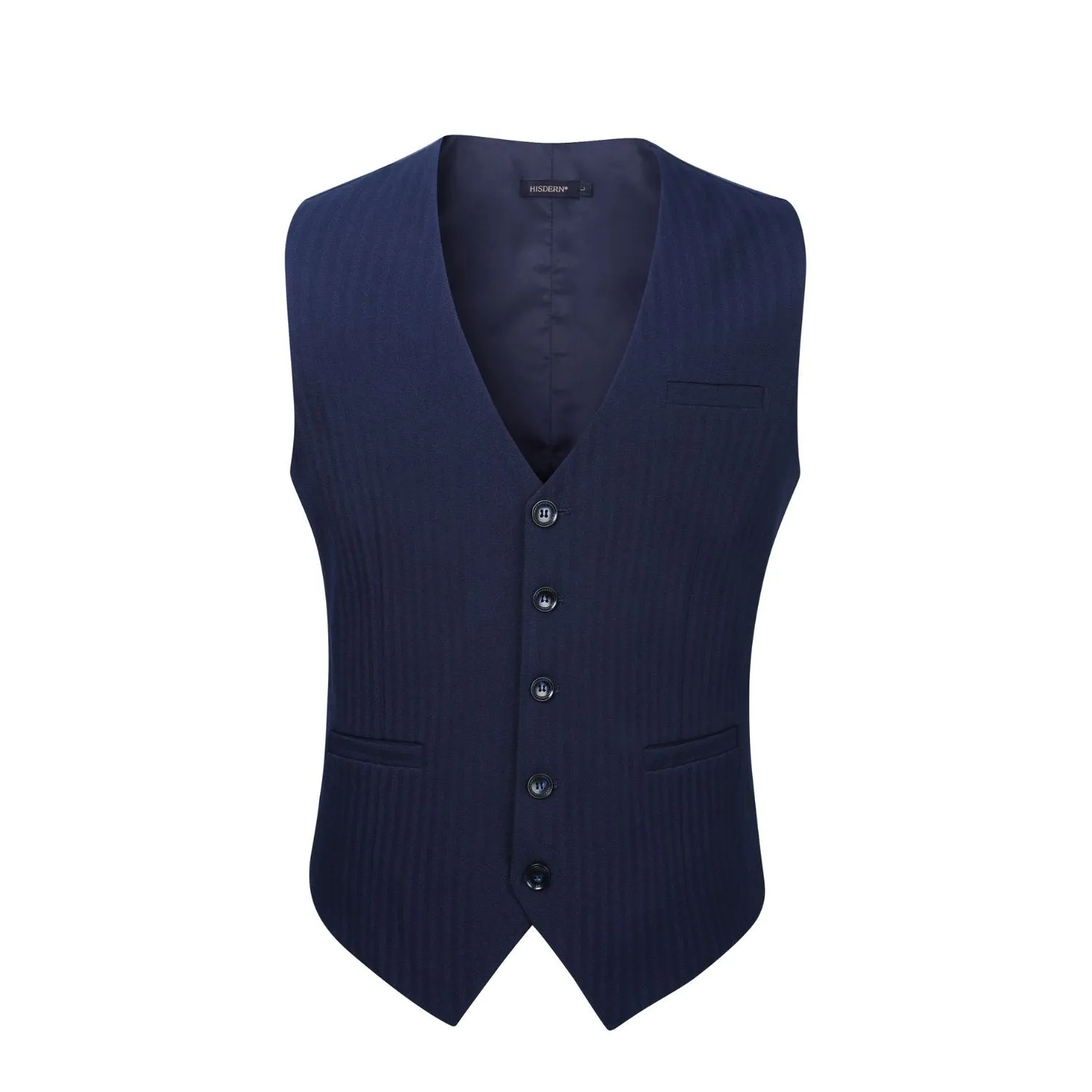 Formal Suit Vest - B2-NAVY BLUE