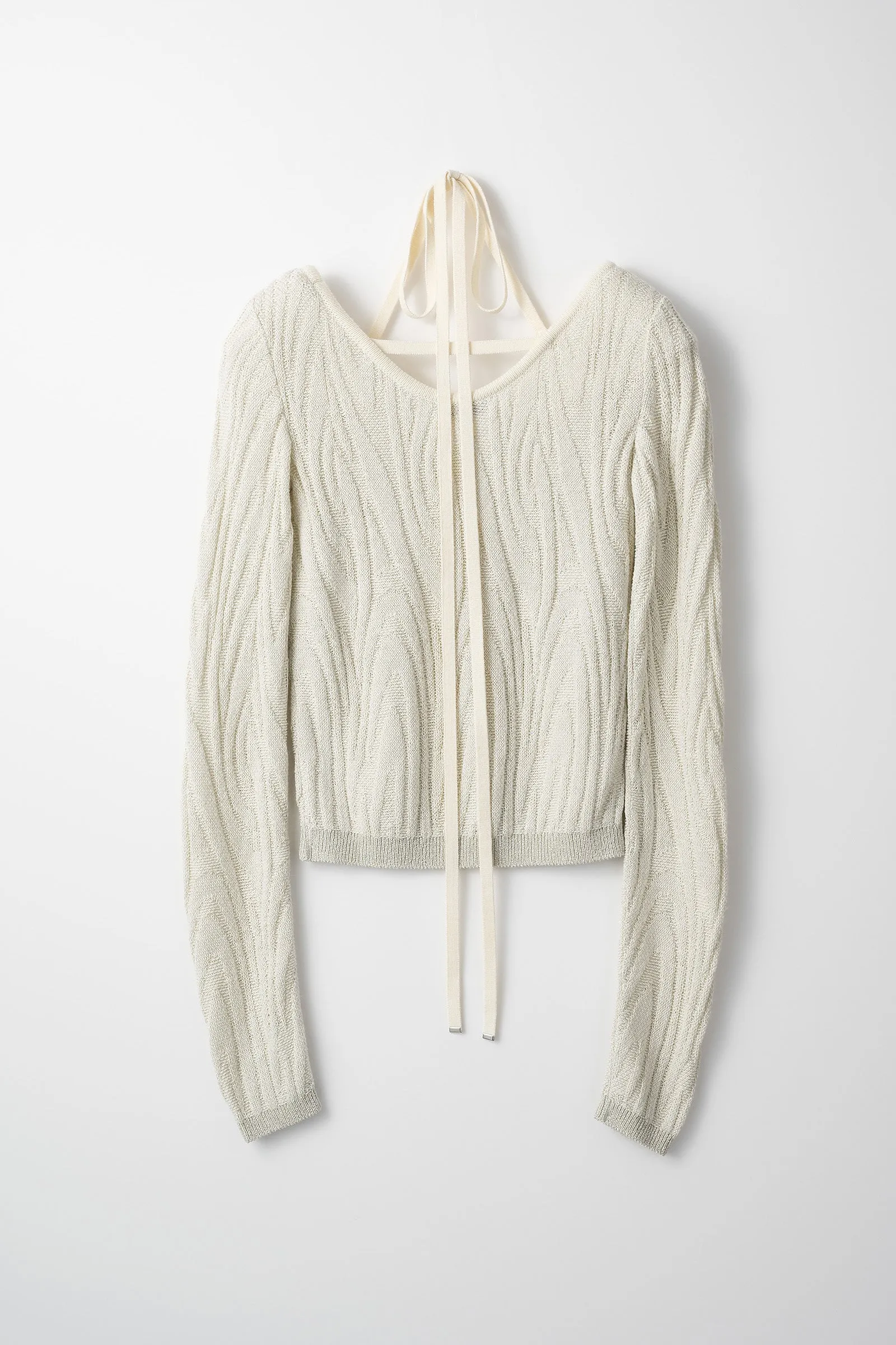 Frost knit top (Ivory)