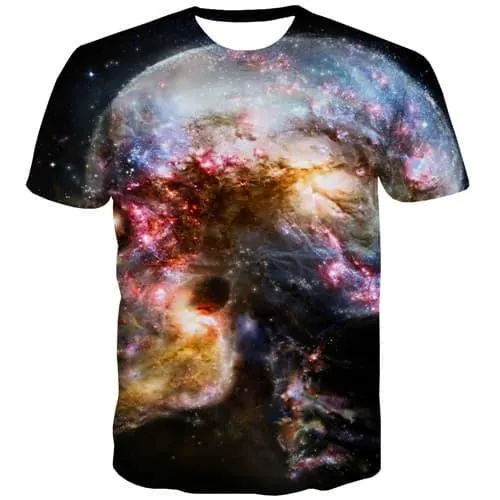 Galaxy T-shirt Men Space Tshirts Novelty Universe Shirt Print Harajuku T shirts Funny Psychedelic Tshirts Cool Short Sleeve